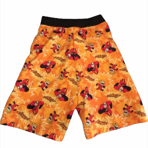 Disney Incredibles Swim Trunks, Orange, 2T - Picture 2 of 5